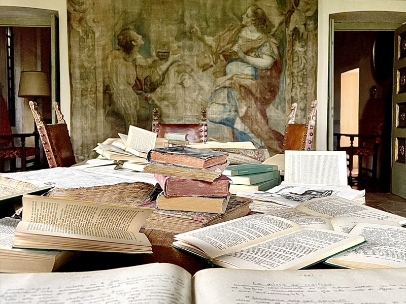 La Biblioteca storica del Castello di San Pietro in Cerro